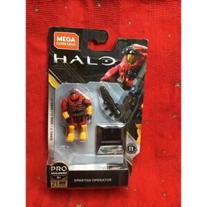 NEW Halo Mega Construx Series 11 Spartan Operator Firefighter Red Figure